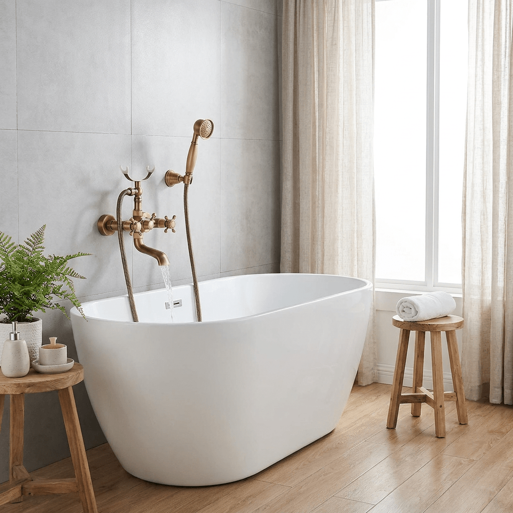 Torneira para Banheira de Parede Luvence Bathroom Suites Artificio Lar
