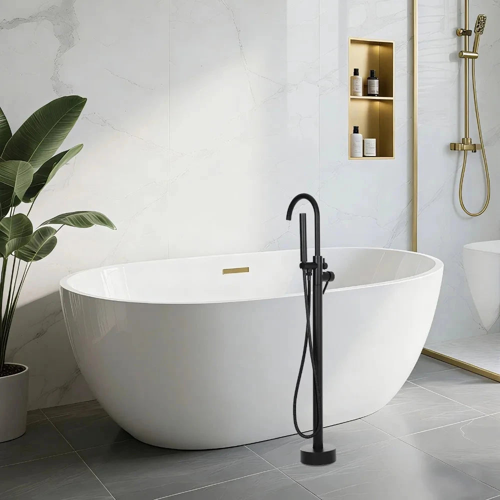 Torneira para Banheira de Piso Monocomando Veller Torneira de Piso para Banheira Artificio Lar