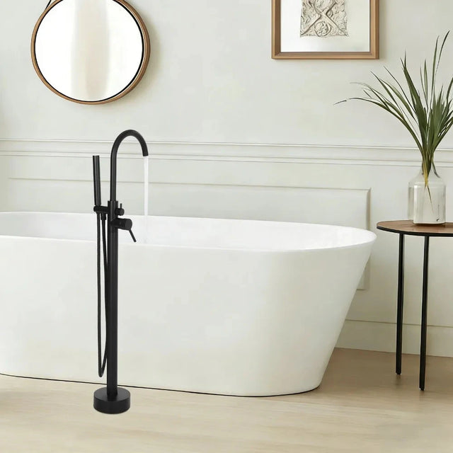 Torneira para Banheira de Piso Monocomando Veller Torneira de Piso para Banheira Artificio Lar
