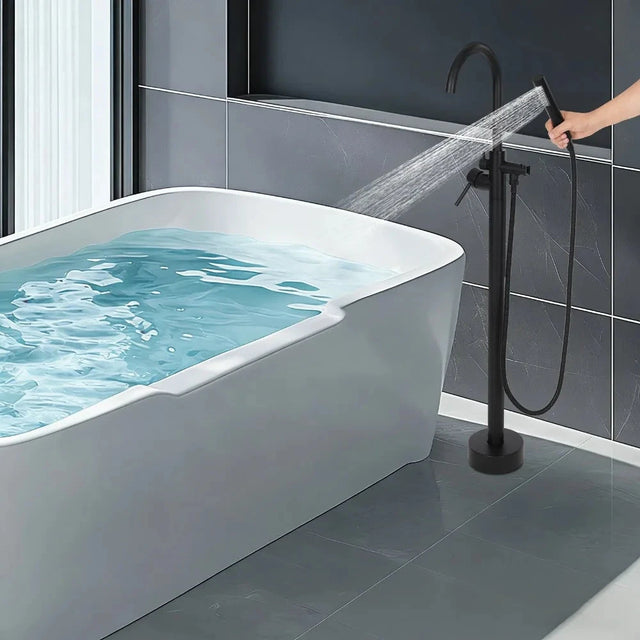Torneira para Banheira de Piso Monocomando Veller Torneira de Piso para Banheira Artificio Lar