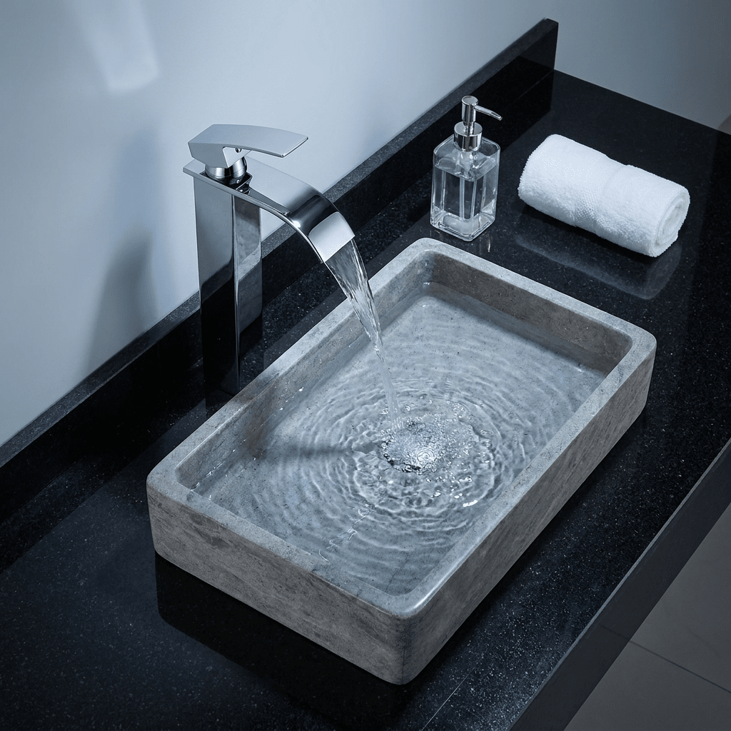 Torneira para Banheiro Bica Alta Monocomando Cascata Fluence