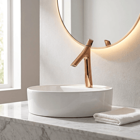 Torneira para Banheiro Bica Alta Monocomando Rose Bathroom Suites Artificio Lar 