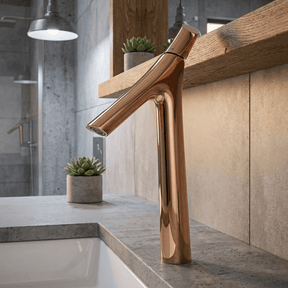 Torneira para Banheiro Bica Alta Monocomando Rose Bathroom Suites Artificio Lar 
