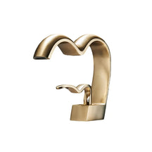 Torneira Para Banheiro de Bancada Hydraglow Torneira Para Banheiro de Bancada Hydraglow Artificio Lar Dourado Escovado 