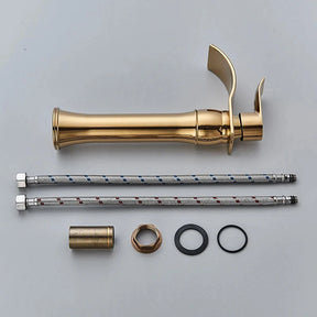 Torneira Para Banheiro Dourada Bica Alta Monocomando Luxo Misturador Beeno Torneira Para Banheiro Dourada Bica Alta Monocomando Luxo Misturador Beeno Artificio Lar 