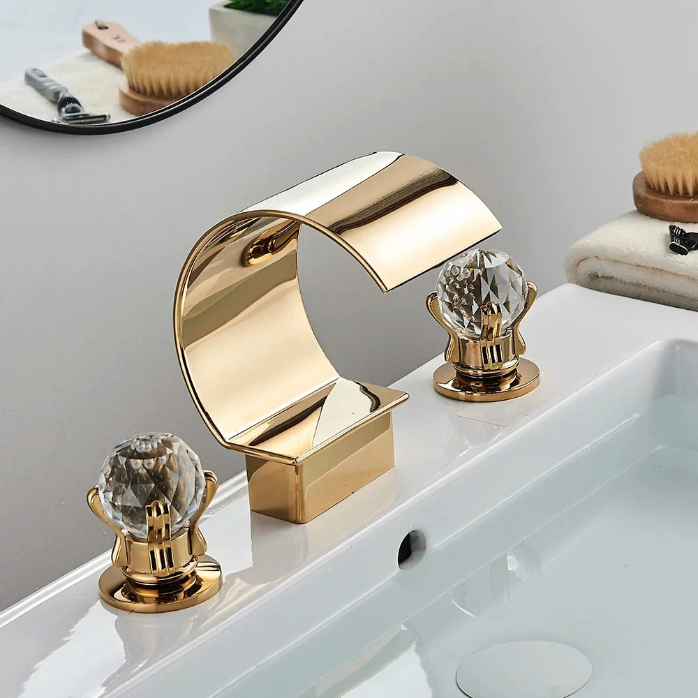 Torneira Para Banheiro Misturador Duplo Comando Cascata Orlando Torneira Para Banheiro Misturador Duplo Comando Cascata Orlando Artificio Lar