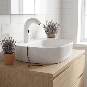 Torneira para Banheiro Monocomando Automática AquaSense Bathroom Suites Artificio Lar 