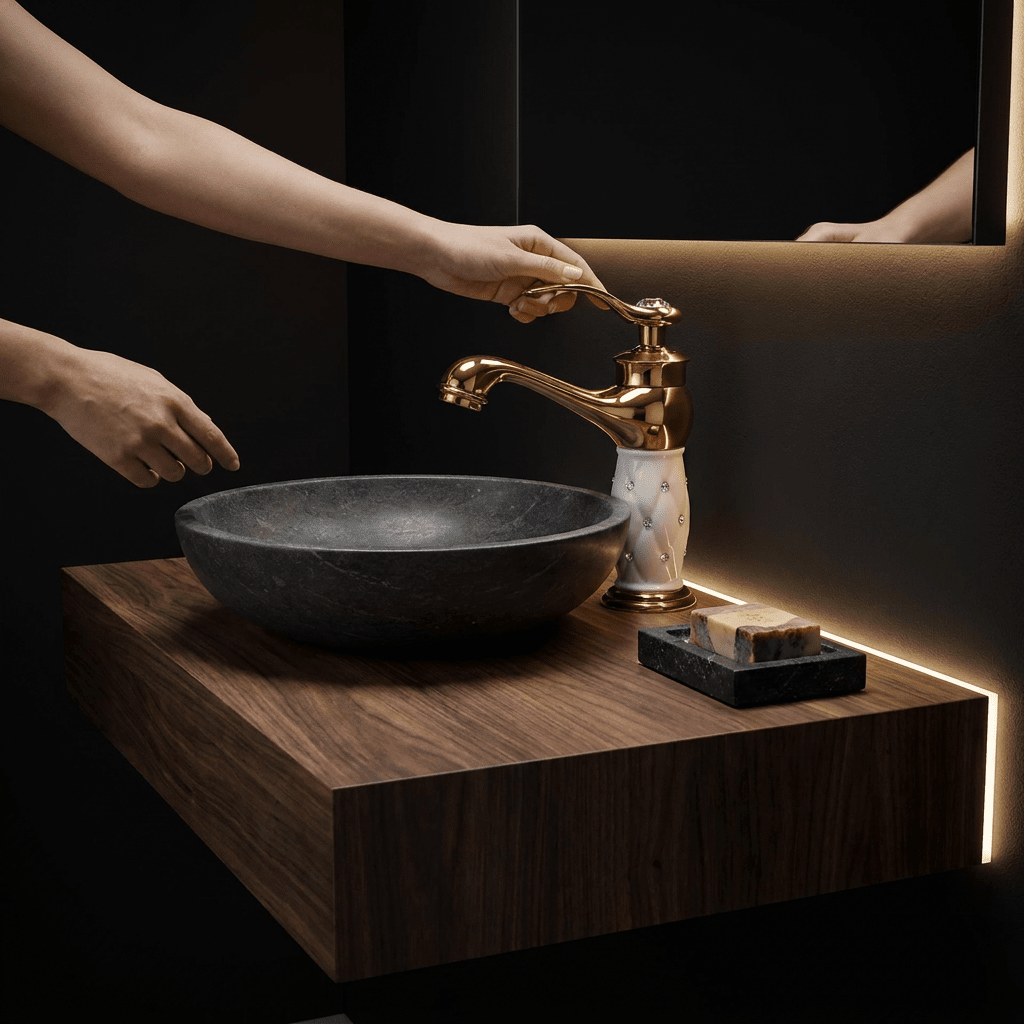 Torneira para Banheiro Monocomando Avelar Bathroom Suites Artificio Lar