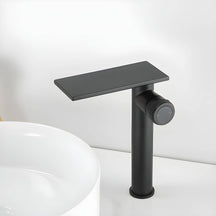 Torneira Para Banheiro Monocomando Cascata Empiry torneira para banheiro Artificio Lar Preto Fosco/Alta 