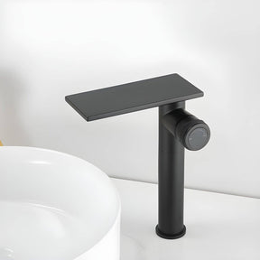 Torneira Para Banheiro Monocomando Cascata Empiry torneira para banheiro Artificio Lar Preto Fosco/Alta 