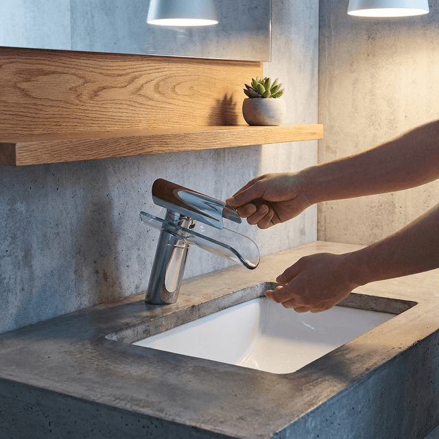 Torneira para Banheiro Monocomando Cascata Lunavita Bathroom Suites Artificio Lar