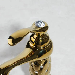 Torneira Para Banheiro Monocomando Com Cristais Siren Torneira Para Banheiro Monocomando Com Cristais Siren Artificio Lar 