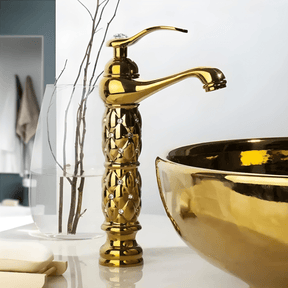 Torneira Para Banheiro Monocomando Com Cristais Siren Torneira Para Banheiro Monocomando Com Cristais Siren Artificio Lar 