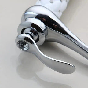 Torneira Para Banheiro Monocomando Com Cristais Siren Torneira Para Banheiro Monocomando Com Cristais Siren Artificio Lar 