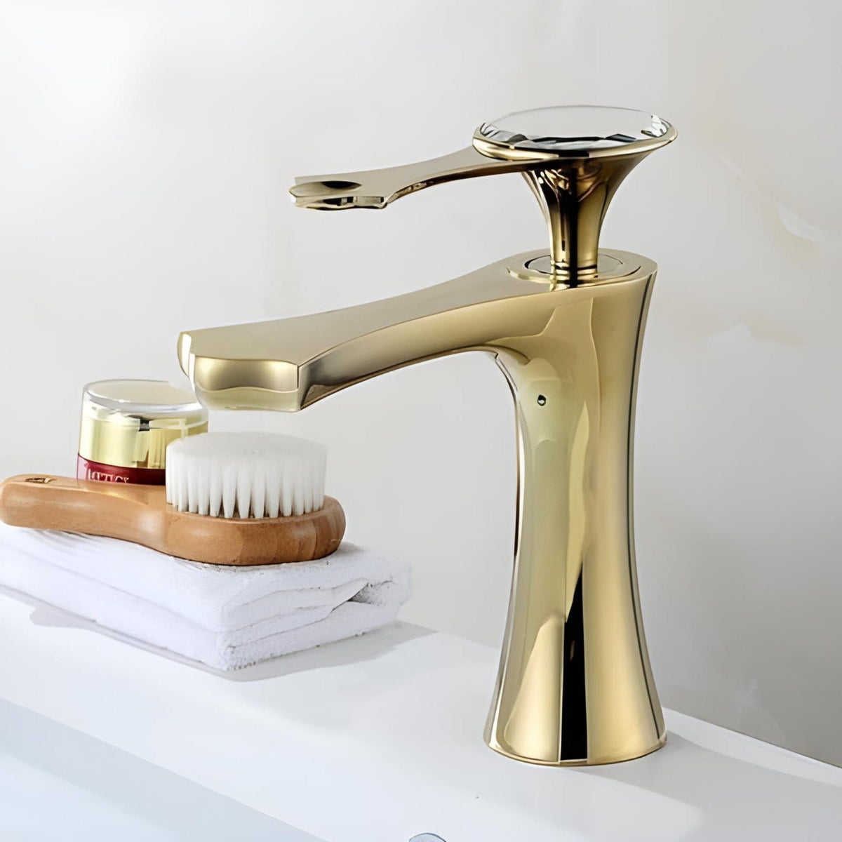 Torneira Para Banheiro Monocomando Com Cristal Realy Torneira Para Banheiro Monocomando Com Cristal Realy Artificio Lar 