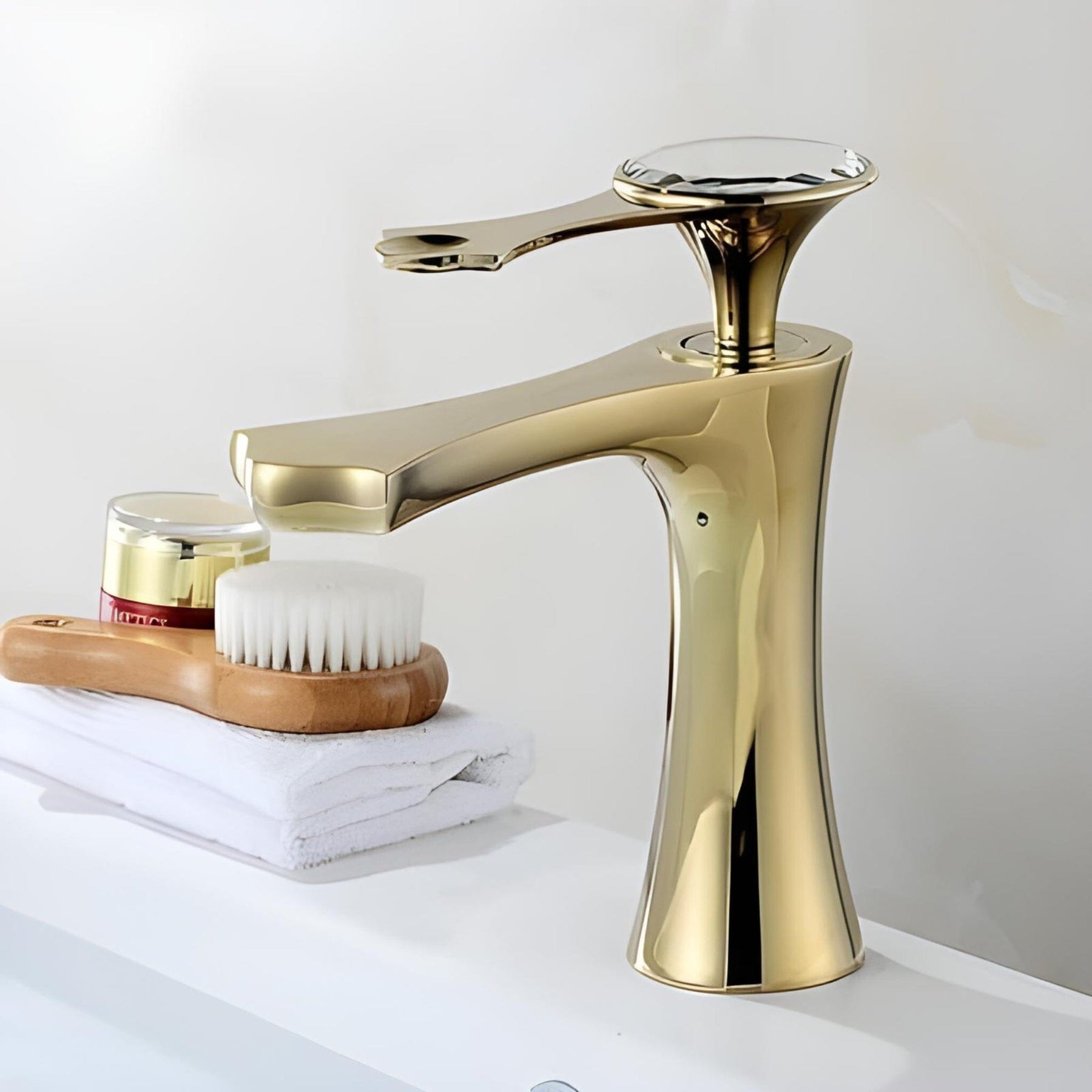 Torneira Para Banheiro Monocomando Com Cristal Realy Torneira Para Banheiro Monocomando Com Cristal Realy Artificio Lar 