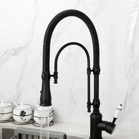 Torneira Para Cozinha Gourmet de Bancada A´qua Antique Torneira Para Cozinha de Bancada A´qua Antique Artificio Lar black 