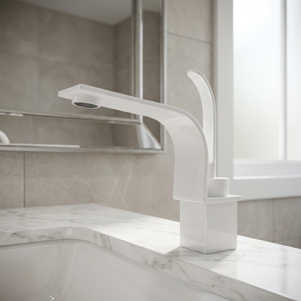 Torneira Monocomando AquaGold - Branco