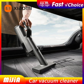 Xiaomi Mijia Car Vacuum Cleaner MJXCQ01QW 21kPa Suction 150mL Dust Cup 2400mAh Battery Washable Filter Element For Car Cleaning Artificio Lar 